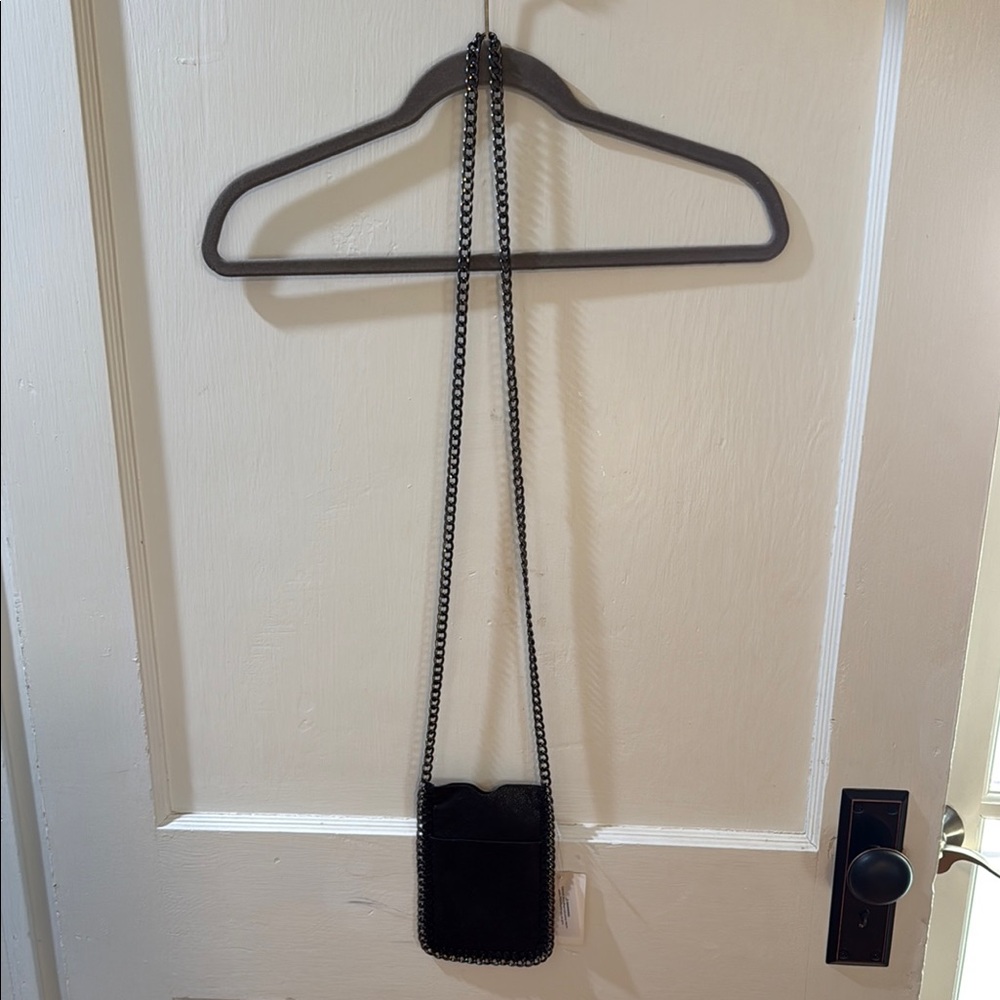 Black Chain Strap Mini Bag